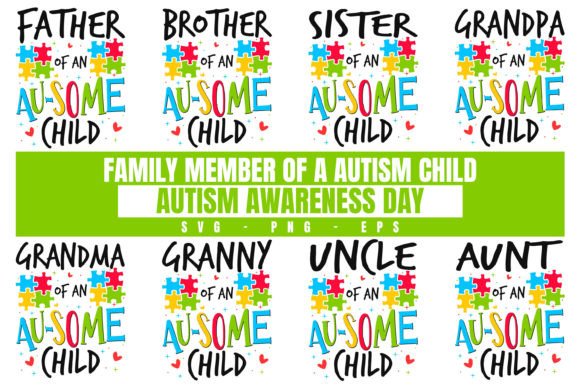Autism Day Child Awareness Bundle Svg