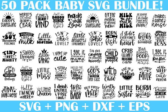 Baby Sayings SVG Bundle – Funny Baby SVG Review
