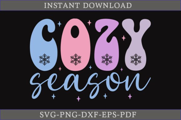 Cozy Season Winter Retro SVG Shirt