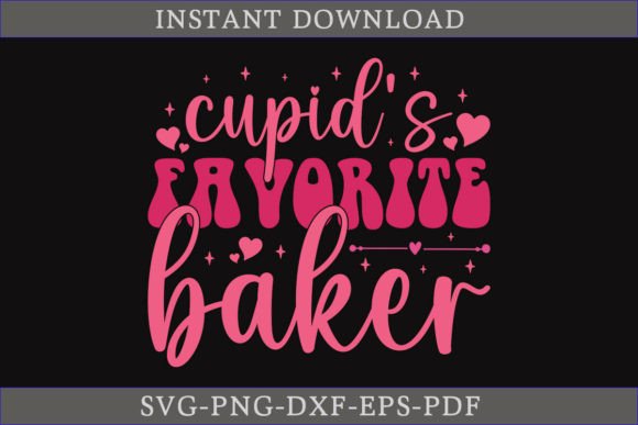 Cupid's Favorite Baker Valentine SVG Review