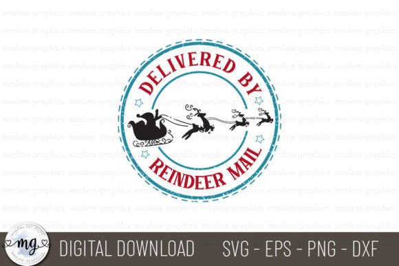 Delivered by Reindeer Mail – SVG