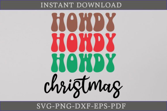 Howdy Christmas Retro SVG Shirt