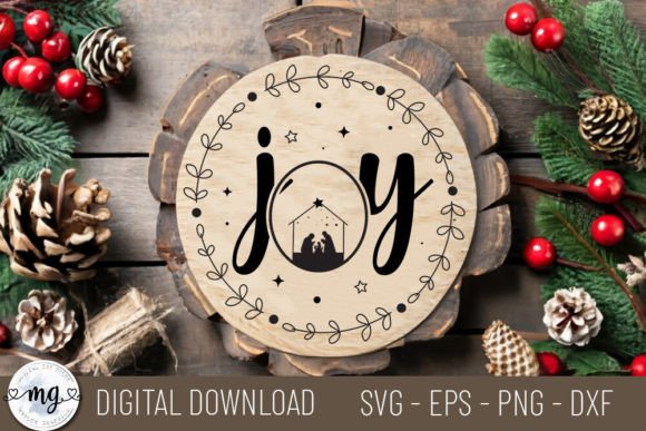 Joy - Nativity Christmas SVG: A Designer's Review