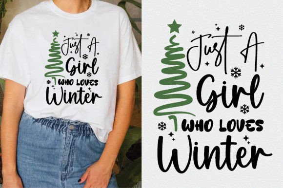 Just a Girl Who Loves Winter Svg