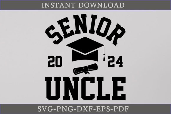 Senior Uncle 2024 Graduate Shirt SVG Review